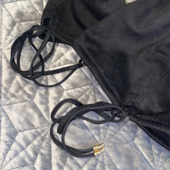 Candie’s Black Over The Knee Block Heel Boots - Picture 6 of 10